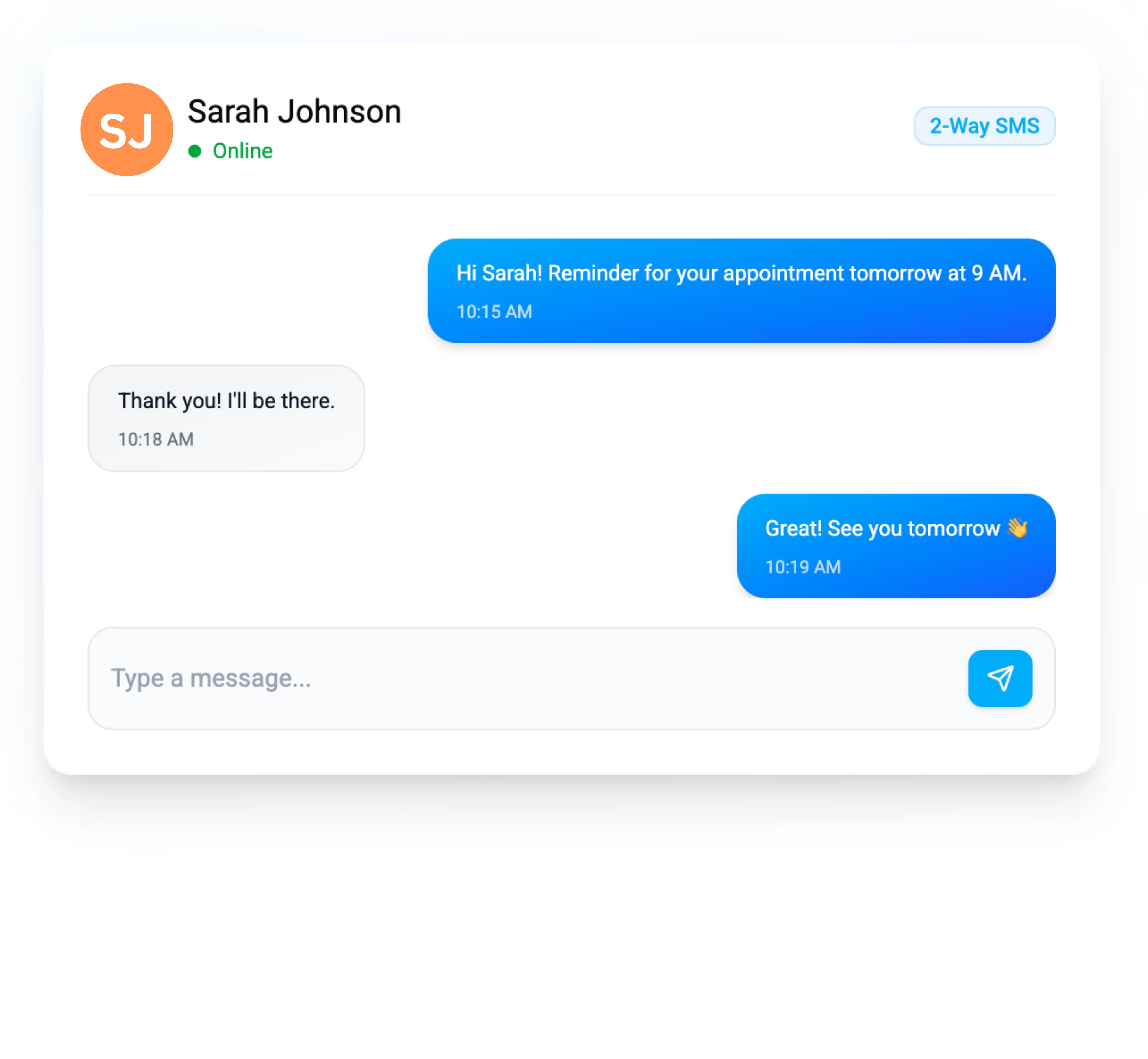 hipaa compliant text messaging solution
